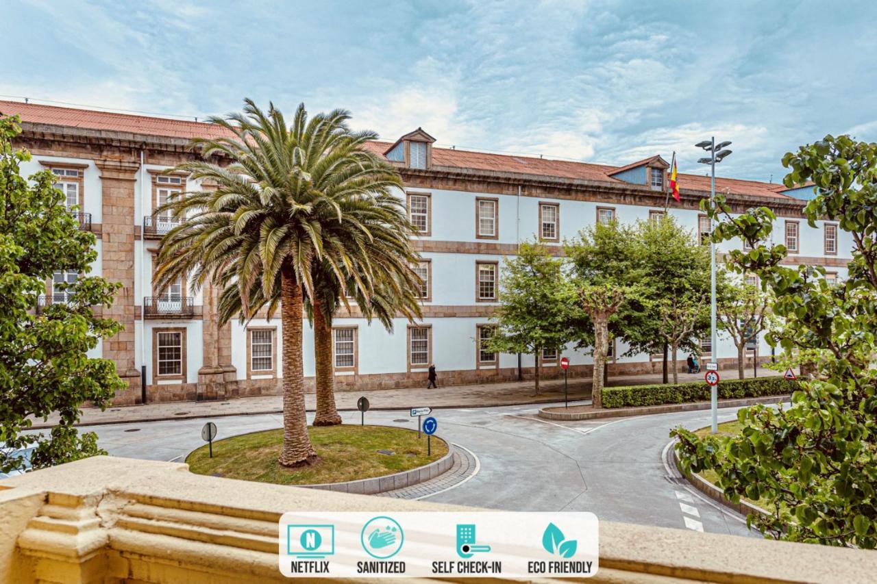 Ferienwohnung Downtown Plaza A Coruña Exterior foto